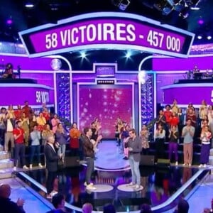 Laurens éliminé de "N'oubliez pas les paroles" sur France 2 après 58 victoires et 457 000 euros de gains.