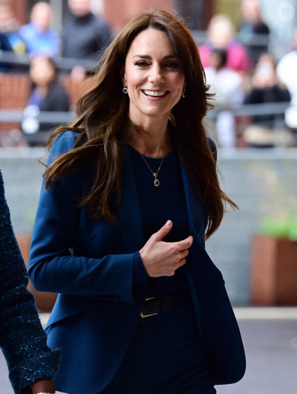 Catherine (Kate) Middleton, princesse de Galles, inaugure la nouvelle unité de chirurgie de jour pour enfants "Evelina" à l'hôpital Guy's et St Thomas de Londres, Royaume Uni, le 5 décembre 2023. 