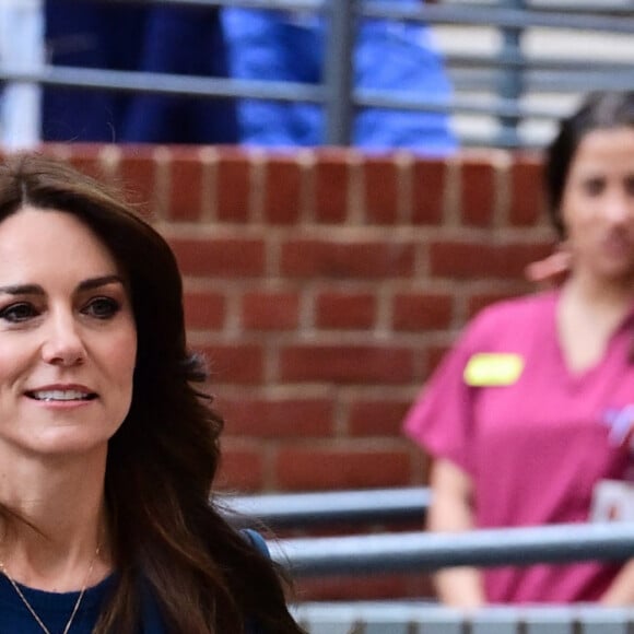 Catherine (Kate) Middleton, princesse de Galles, inaugure la nouvelle unité de chirurgie de jour pour enfants "Evelina" à l'hôpital Guy's et St Thomas de Londres, Royaume Uni, le 5 décembre 2023. 