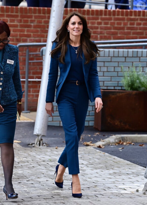 Catherine (Kate) Middleton, princesse de Galles, inaugure la nouvelle unité de chirurgie de jour pour enfants "Evelina" à l'hôpital Guy's et St Thomas de Londres, Royaume Uni, le 5 décembre 2023. 