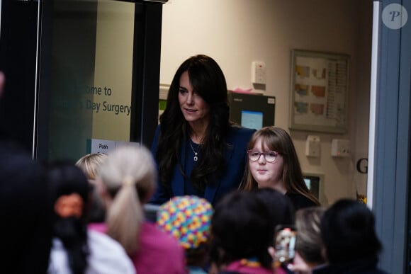 Catherine (Kate) Middleton, princesse de Galles, inaugure la nouvelle unité de chirurgie de jour pour enfants "Evelina" à l'hôpital Guy's et St Thomas de Londres, Royaume Uni, le 5 décembre 2023. 