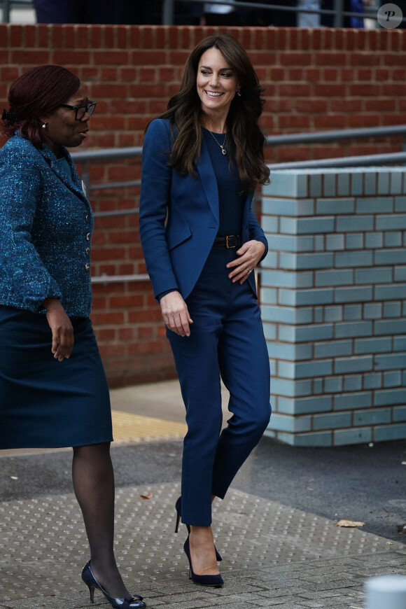 Catherine (Kate) Middleton, princesse de Galles, inaugure la nouvelle unité de chirurgie de jour pour enfants "Evelina" à l'hôpital Guy's et St Thomas de Londres, Royaume Uni, le 5 décembre 2023. 