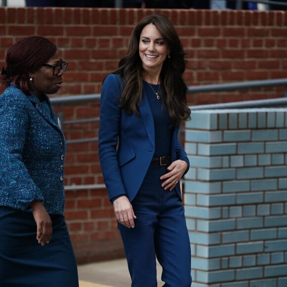 Catherine (Kate) Middleton, princesse de Galles, inaugure la nouvelle unité de chirurgie de jour pour enfants "Evelina" à l'hôpital Guy's et St Thomas de Londres, Royaume Uni, le 5 décembre 2023. 
