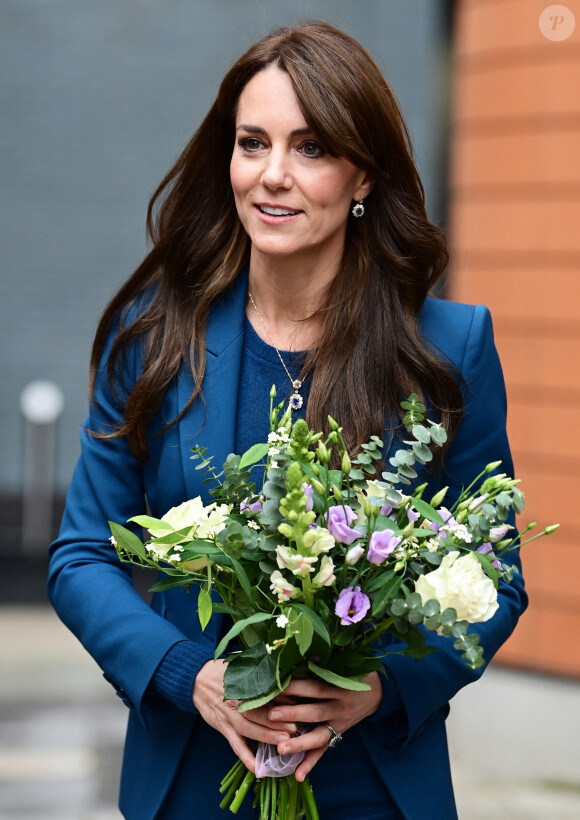 Catherine (Kate) Middleton, princesse de Galles, inaugure la nouvelle unité de chirurgie de jour pour enfants "Evelina" à l'hôpital Guy's et St Thomas de Londres, Royaume Uni, le 5 décembre 2023. 