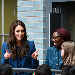 Catherine (Kate) Middleton, princesse de Galles, inaugure la nouvelle unité de chirurgie de jour pour enfants "Evelina" à l'hôpital Guy's et St Thomas de Londres, Royaume Uni, le 5 décembre 2023. 