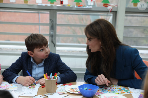 Catherine (Kate) Middleton, princesse de Galles, inaugure la nouvelle unité de chirurgie de jour pour enfants "Evelina" à l'hôpital Guy's et St Thomas de Londres, Royaume Uni, le 5 décembre 2023. 