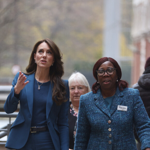 Catherine (Kate) Middleton, princesse de Galles, inaugure la nouvelle unité de chirurgie de jour pour enfants "Evelina" à l'hôpital Guy's et St Thomas de Londres, Royaume Uni, le 5 décembre 2023. 