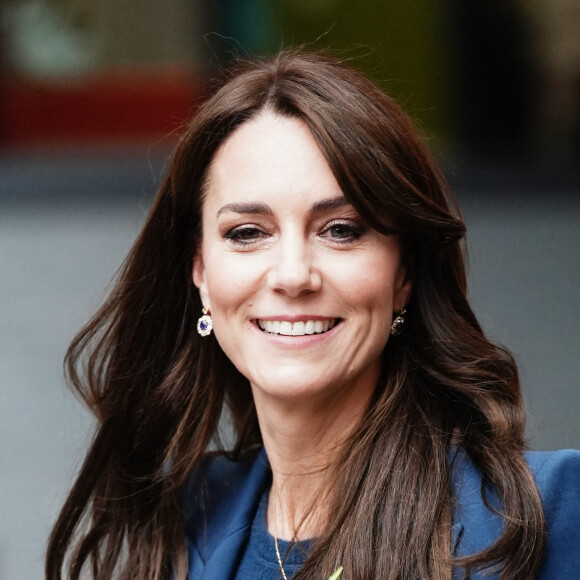 Catherine (Kate) Middleton, princesse de Galles, inaugure la nouvelle unité de chirurgie de jour pour enfants "Evelina" à l'hôpital Guy's et St Thomas de Londres, Royaume Uni, le 5 décembre 2023. 