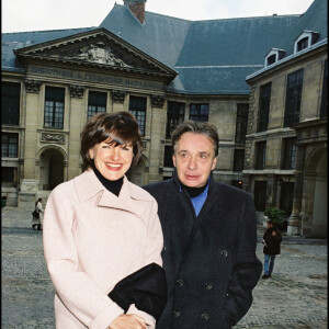 Michel Sardou avec son épouse Anne-Marie Périer.