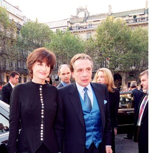 Michel Sardou avec son épouse Anne-Marie Périer.