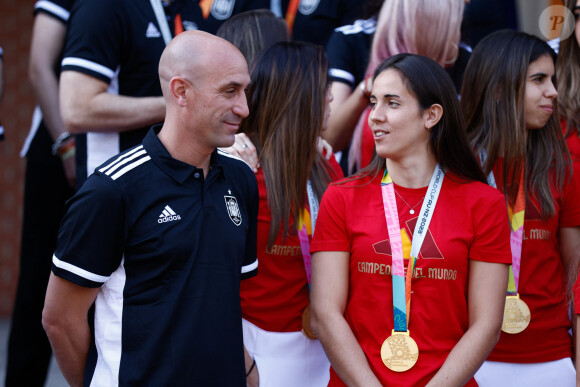 Luis Rubiales et l'équipe d'Espagne championne du monde à Madrid. (Credit Image: © Oscar J. Barroso/AFP7 via ZUMA Press Wire)