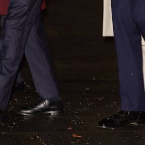 La princesse Charlotte de Galles, le prince George de Galles, le prince William - Traditionnel concert de Noël "Together At Christmas" en l'abbaye de Westminster à Londres. Le 8 décembre 2023.