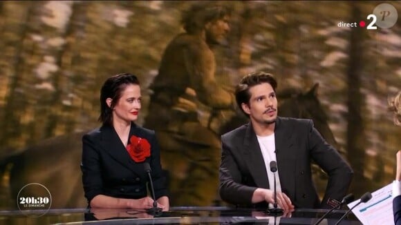 Eva Green et François Civil sont les invités d'honneur de Laurent Delahousse dans "20h30 le dimanche" © France 2 / Capture d'écran
