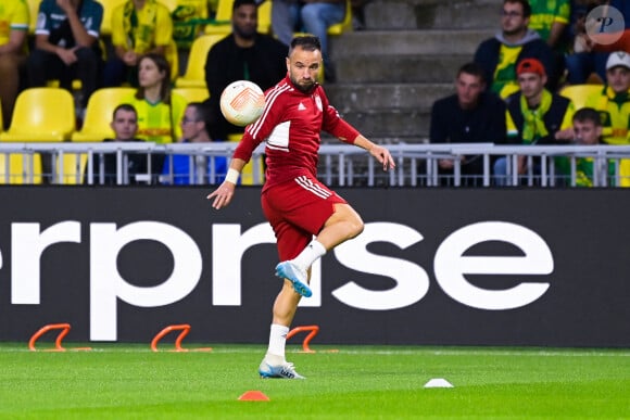 Mathieu Valbuena ( 28 - Olympiakos ) - Echauffement - - Match d'Europa Ligue 2022 "Nantes - Olympiakos (2-1)" au stade de la Beaujoire, le 8 septembre 2022.