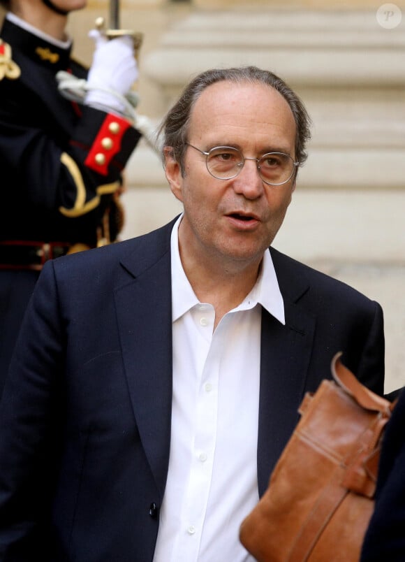 Exclusif - Xavier Niel - l'académicien François Sureau a été reçu à l'Institut de France à Paris, le 3 Mars 2022. © Dominique Jacovides/Bestimage 