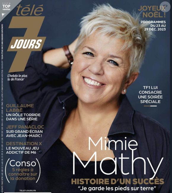 Mimie Mathy en couverture du "Télé 7 Jours" du 18 décembre 2023