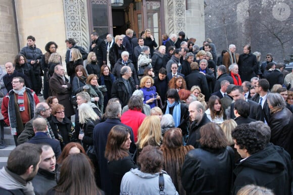 Les obsèques de Patrick Topaloff le 11 mars 2010 à Paris en l'église orthodoxe de la rue Daru