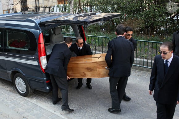 Les obsèques de Patrick Topaloff le 11 mars 2010 à Paris en l'église orthodoxe de la rue Daru