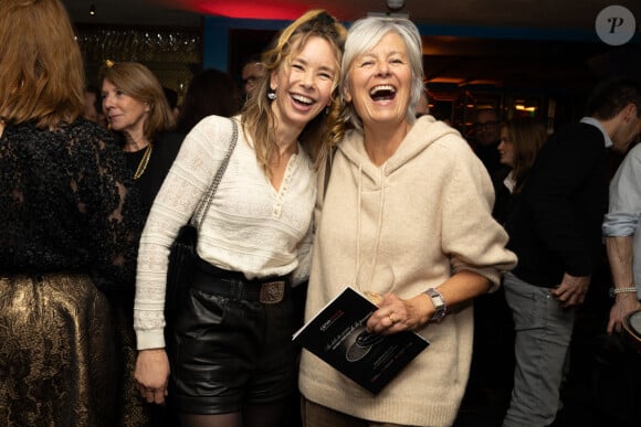 Annie Lemoine, Romane Serda - Lancement du nouveau numéro du magazine Cerise au restaurant Coya à Paris le 18 décembre 2023. © Jeremy Melloul / Bestimage