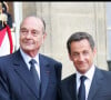 Passation de pouvoir entre les présidents Jacques Chirac et Nicolas Sarkozy en 2007 © Guilaume Gaffiot / Bestimage