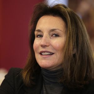 Cecilia Attias presente son livre "Une Envie de Verite" lors d'une seance de dedicaces a la librairie Filigrannes a Bruxelles en Belgique le 6 decembre 2013.  Nicolas Sarkozy ex wife, Cecilia Attias presents her book "Une Envie de Verite" in Brussels, Belgium on december 6, 2013. 