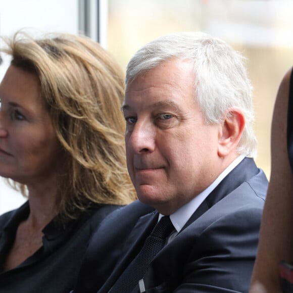 Richard Attias (R), organisateur du One Planet Summit, assiste avec sa femme, Cecilia, à l'ouverture de la réunion consacrée aux questions écologiques et à la transition vers une économie plus verte, tenue le 14 mars 2019 ©Ludovic Marin/Pool/Bestimage à Nairobi au Kenya.  Richard Attias (R) organizer of the One Planet Summit, sits with his wife Cecilia at the opening of the event, a meeting focused on ecological issues and the transition to a greener economy, held on March 14, 2019, in Nairobi. (Photo by Ludovic MARIN / POOL / Bestimage) 