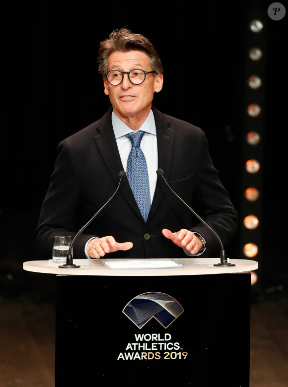 Ancien athlète, Sebastian Coe a évoqué le prix des billets pour Paris l'an prochain
 
Sebastian Coe - Cérémonie des World Athletic Awards à Monaco le 23 Novembre 2019