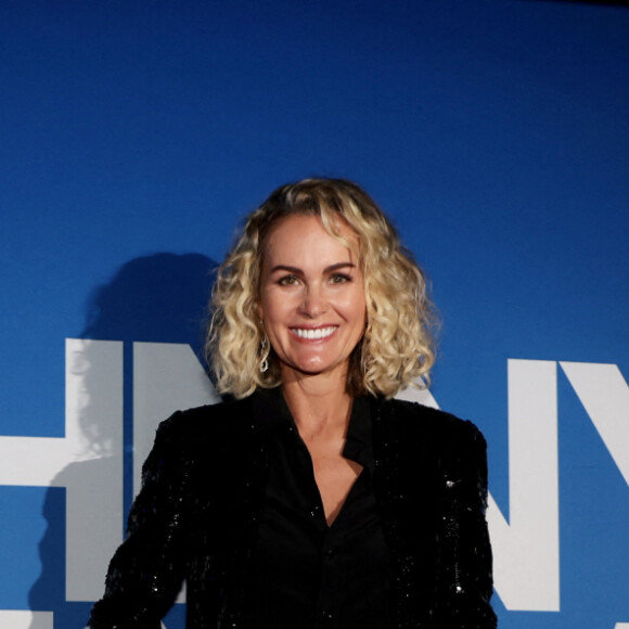 Laeticia Hallyday - Photocall du vernissage de l'exposition "Johnny Hallyday, l'exposition" au Palais des Expositions à Paris. Le 21 décembre 2023 © Dominique Jacovides / Bestimage  