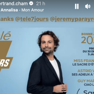 En réalité lorsqu'on regarde le compte Instagram de Bertrand Chameroy, on se rend compte que le chroniqueur avait initialement posté cette couverture avec exactement la même musique en fond sonore.
Bertrand Chameroy, Instagram