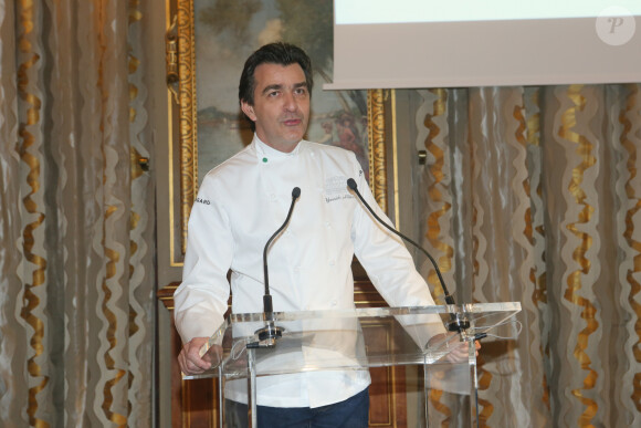 Yannick Alléno - Conférence de presse de la 3e édition du salon de la gastronomie des outre-mer et de la francophonie à l'Hôtel de Ville de Paris, le 04 janvier 2018 © CVS / Bestimage