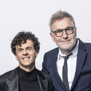 Michael Gregorio a chanté pour lui
Exclusif - Michael Gregorio et Laurent Ruquier - Studio - Enregistrement de l'émission "La chanson secrète", présentée par N.Aliagas et diffusée le 29 décembre sur TF1 © Guillaume Gaffiot-Cyril Moreau / Bestimage 