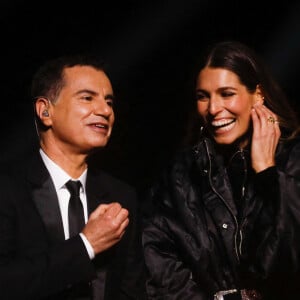 Exclusif - Laury Thilleman et Laurent Luyat - Emission "La grande soirée du 31 de Paris", diffusée le 31 décembre sur France 2 © Christophe Clovis / Jack Tribeca / Bestimage 