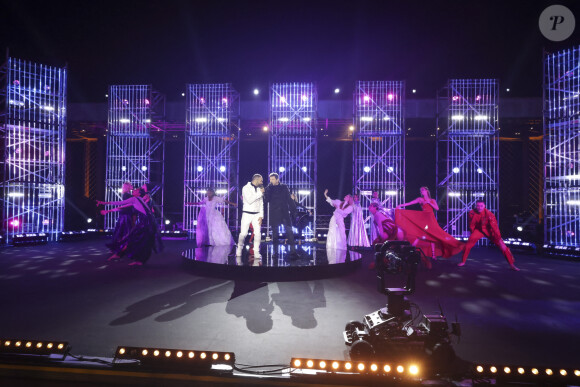 Exclusif - Ycare, Patrick Bruel - Emission "La grande soirée du 31 de Paris" présentée par M.Portolano et diffusée le 31 décembre sur France 2 © Jack Tribeca / Bestimage 