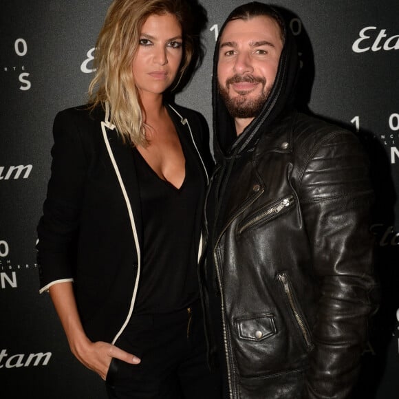 Michaël Youn et sa compagne Isabelle Funaro - 9e édition du "Etam Live Show" lors de la fashion week à Paris, le 27 septembre 2016. © Rachid Bellak/Bestimage