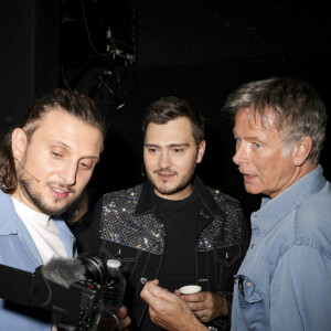 Exclusif - No Web - McFly, Jeff Panacloc, Franck Dubosc - Backstage de l'enregistrement de l'émission "Morning Night", présentée par M.Youn, B.Morgaine et V.Desagnat, et diffusée le 3 janvier sur M6 © Jack Tribeca / Bestimage  Exclusive - No Web No Blog pour Belgique et Suisse