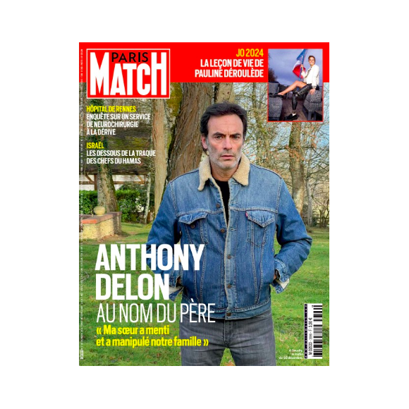 Couverture du magazine "Paris Match" du jeudi 4 janvier 2023