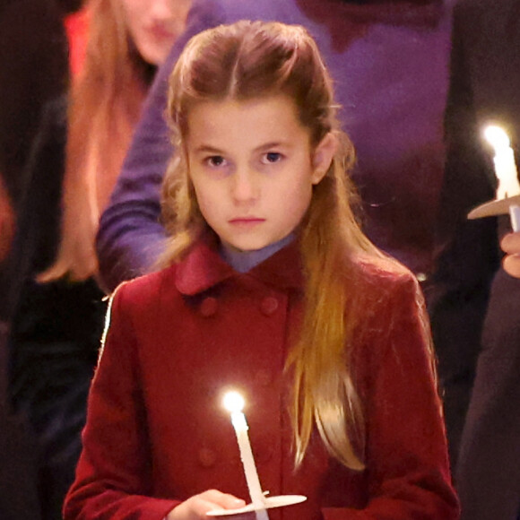 Depuis sa naissance, la princesse Charlotte a souvent été comparée à d'autres femmes de la famille royale. 
La princesse Charlotte de Galles, - Traditionnel concert de Noël "Together At Christmas" à l'abbaye de Westminster à Londres, Royaume Uni. 