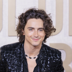 Timothee Chalamet - Photocall de la 81ème cérémonie des Golden Globes au Beverly Hilton à Los Angeles le 7 janvier 2024. © PI via ZUMA Press Wire / Bestimage