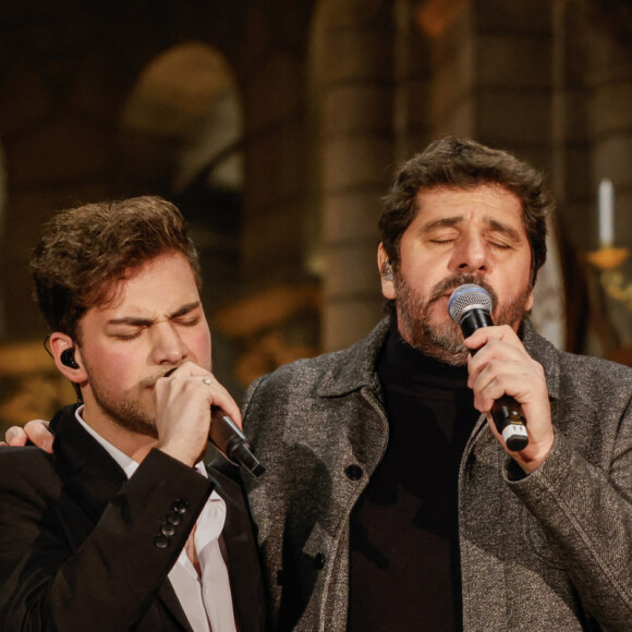 L'ONG Elisecare a organisé un concert pour la Paix dédié aux réfugiés arméniens du Haut-Karabagh.
Exclusif - Hakob Ghasabian, Patrick Fiori - L'ONG Elisecare organise un concert pour la Paix dédié aux réfugiés arméniens du Haut-Karabagh en la cathédrale de Monaco. Le 9 janvier 2024. © Michael Triau/Bestimage