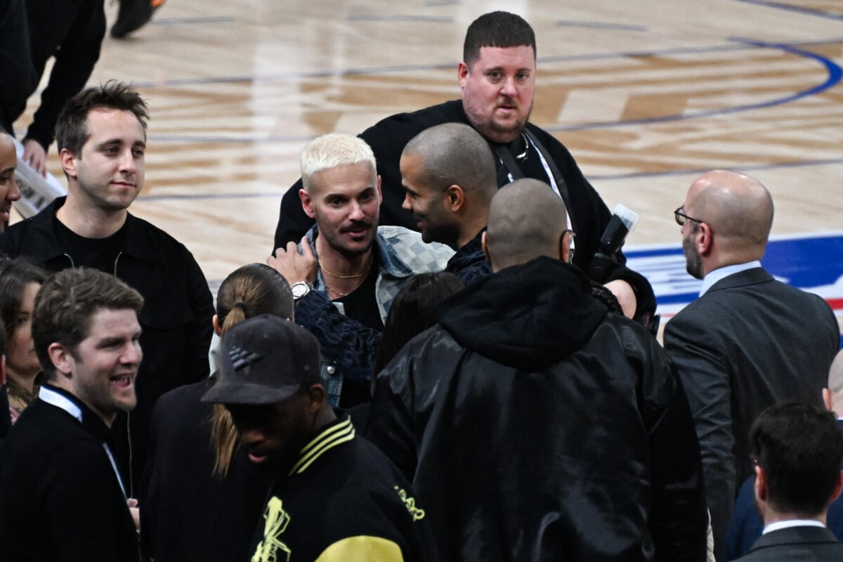 Photo : Matt Pokora Et Tony Parker - Célébrités Assistent Au Match De ...