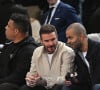 Ronaldo et David Beckham sont venus admirer les joueurs de la NBA
 
Ronaldo, David Beckham et Tony Parker - Célébrités assistent au match de basket de NBA entre les Cavs de Cleveland contre les Brooklyn Nets (111-102) à l'Accor Arena à Paris le 11 janvier 2024.