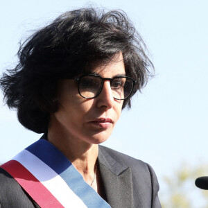 Rachida Dati - La maire de Paris inaugure la promenade Edouard Glissant, à Paris, France, le 21 septembre 2021. © Stéphane Lemouton/Bestimage 