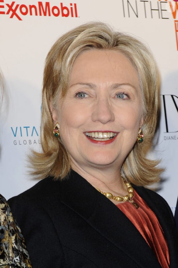 Hillary Rodham Clinton lors du sommet Women in the World, à l'Hudson Theatre de New York, le 12 mars 2010