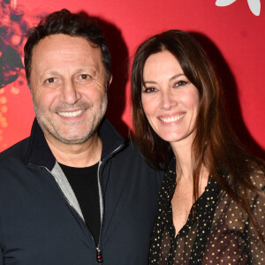 Mareva Galanter (Miss France 1999) et Arthur (Jacques Essebag) au concert de M.Galanter au théâtre Music-Hall Show l'Alhambra à Paris, France, le 23 novembre 2023. © Veeren/Bestimage