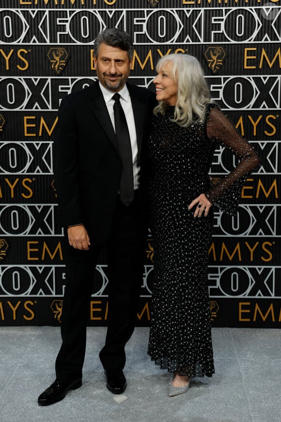 Brett Baer et Cathy Shambley - 75e cérémonie des Emmy Awards au Peacock Theater de Los Angeles. Le 15 janvier 2024. @ Kevork Djansezian-USA Today/SPUS/ABACAPRESS.COM