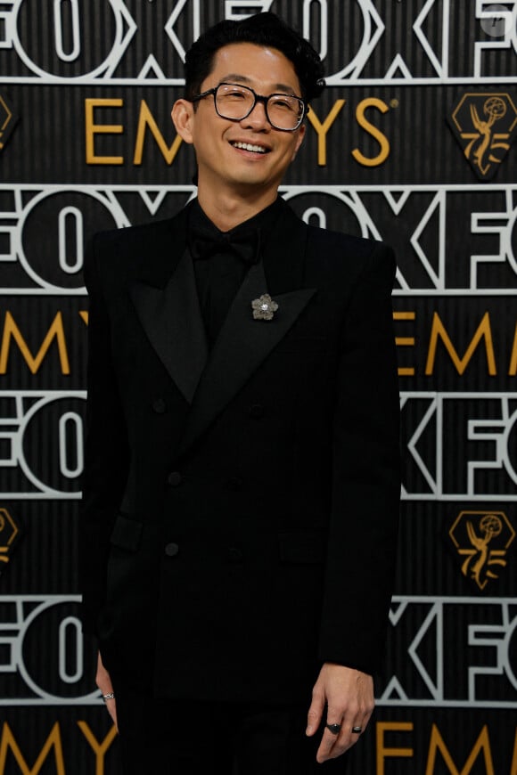 Lee Sung Jin - 75e cérémonie des Emmy Awards au Peacock Theater de Los Angeles. Le 15 janvier 2024. @ Kevork Djansezian-USA Today/SPUS/ABACAPRESS.COM