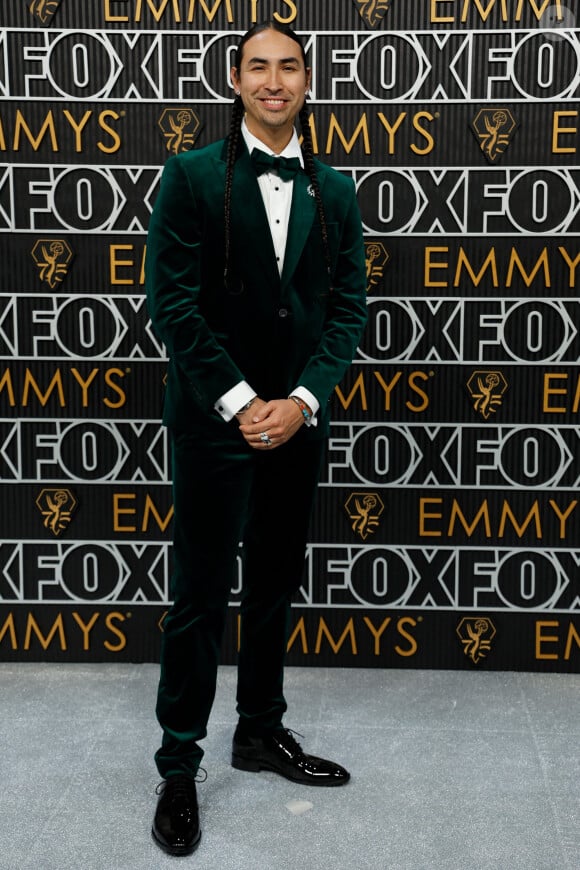 Tatanka Means - 75e cérémonie des Emmy Awards au Peacock Theater de Los Angeles. Le 15 janvier 2024. @ Kevork Djansezian-USA Today/SPUS/ABACAPRESS.COM