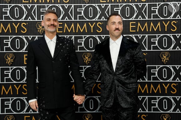 Peter Hoar et Richard Makin - 75e cérémonie des Emmy Awards au Peacock Theater de Los Angeles. Le 15 janvier 2024. @ Kevork Djansezian-USA Today/SPUS/ABACAPRESS.COM