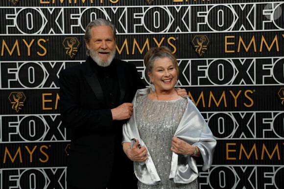 Jeff Bridges et Susan Geston - 75e cérémonie des Emmy Awards au Peacock Theater de Los Angeles. Le 15 janvier 2024. @ Kevork Djansezian-USA Today/SPUS/ABACAPRESS.COM