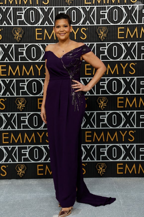 Aida Rodriguez - 75e cérémonie des Emmy Awards au Peacock Theater de Los Angeles. Le 15 janvier 2024. @ Kevork Djansezian-USA Today/SPUS/ABACAPRESS.COM